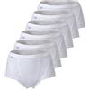 Sloggi 6 Slip Chic Maxi Slip Alti Pizzo Cotone Bianco Tg. 3/42