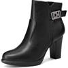 QUEEN HELENA Tronchetti con Tacco Alto Stivaletti Donna X33-105