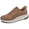Skechers Sport Squad Chaos 4 - Sneaker da Uomo Senza Mani-Fi, Castagna, 42 EU