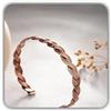 Handmade Fatto a mano rame bracciale Tensor Spiral Self guarigione regolabile Festa della Mamma Natale anniversario compleanno, Stile quotidiano