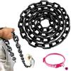 Generico Iron Paw TouchLink Leash, Funny Dog Leash Chain (Black,S-2m)