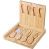 IMPRESSION Tagliere per formaggi zea | bambù | 4 pezzi Personalizzate o neutre