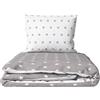 Baby Comfort Piumino e Cuscino, 2 pezzi, set di biancheria da letto per lettino, culla