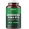 LifeBlend Berberina Pura 97% 1000 mg con Piperina e Cromo | Berberina HCl Titolata al 97% - 120 Capsule - Senza Glutine e Lattosio - Made in Italy