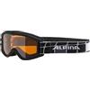 ALPINA CARVY 2.0, Occhiali da Sci Unisex-Youth, Black, one Size