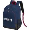 travelite NFL Zaino College New England Patriots, zaino scolastico in nylon resistente con scomparto laptop 15,6 pollici, aggancio al trolley e schienale imbottito