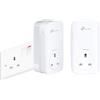 TP-Link 1-Port Gigabit Passthrough Powerline Starter Kit, Data Transfer Speed Up