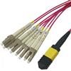 Deltaco MPO12LC-410 cavo InfiniBand e in fibra ottica 10 m MPO-12 2x LC MPO/UPC