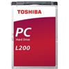 Toshiba L200 disco rigido interno 2 TB 5400 Giri/min 128 MB 2.5 Serial ATA III (