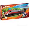 PRESTIGE & DELUXE Pista Trenitalia Frecciarossa ETR 500 Lima con luci e Suoni - Treno Giocattolo 2 locomotiva 1 vagone e 1 tracciato ovale - Funzionamento a Batteria - idea regalo