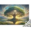 ISVMBMYGRWOw Puzzle Albero della Vita 1000 Pezzi Puzzle per Adulti Scena Naturale Tranquilla 38x26cm/1000pcs