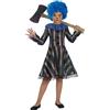 Funidelia | Costume da clown horror per bambina Pagliacci, Killer Clown, Halloween, Horror - Costume per bambini e accessori per Feste, Carnevale e Halloween - Porpora