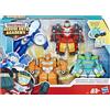 Playskool Heroes Transformers Rescue Bots Academy Rescue Team Pack, 4 Collectible 4.5 Converting Action Figures, Toys for Kids Ages 3 & Up