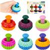 Vkwcck Lot de 6 jouets fidget silicone anti-stress souples | Fidget toy silenzioso: antistress ideale per ADHD/Autismo. Il migliore dei fidget toys per bambini e adulti!