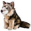 Teddys Rothenburg Koyote - Peluche a forma di lupo seduto, 40 cm