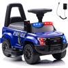 Mondial Toys Macchina Polizia Elettrica per Bambini 6V con Sirena Megafono Luci Led Lampeggianti realistici Schienale Dispositivo Anti Ribaltamento da 18 Mesi Peso Massimo 25KG