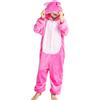 Kitimi Pigiama Bambini Tuta Onesie Bambina e Bambino Peloso Vestaglia Intero Animali Costumi di Carnevale Kids per Feste e Cosplay Costume Halloween Party Show di Natale Pigiama