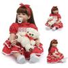 ZIYIUI Bambole Reborn Femmina 24 Pollici 60 cm Realistico Morbido Bambole Reborn Toddler Regalo di Natale