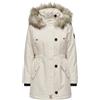 Only ONLIRIS Fur Winter Parka CC 2023 Otw, Parka Corto Donna, Eggnog/Detail:Nature Fur, XS