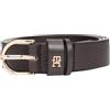 Tommy Hilfiger Donna Cintura Essential Effortless 2,5 cm Cintura in Pelle