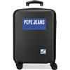 Pepe Jeans Enso Pepe Jeans Darren Valigia da cabina nera 38 x 55 x 20 cm Rigida ABS Chiusura a combinazione laterale 34 L 2,74 kg 4 ruote doppie