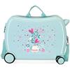 Movom Flower Pot - Valigia per bambini, verde, 50 x 39 x 20 cm, rigida ABS, chiusura a combinazione laterale, 34 l, 3 kg, 4 bagaglio a mano
