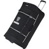 travelite NFL Borsa da Viaggio con Ruote Las Vegas Raiders, borsa da viaggio grande con ruote, manico telescopico e scomparto laterale separato, 79 x 36 x 39 cm, 112 L, 2,9 kg
