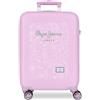 Pepe Jeans Renata Valigia da cabina rosa 38 x 55 x 20 cm Rigido 2 kg Chiusura a combinazione laterale ABS 2 kg 35 l Bags by Joumma Bags, Rosa, Taglia unica, Valigia cabina