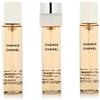 Chanel Chance EDT ricarica 2 x 20 ml + EDT ricarica con vaporizzatore 20 ml W