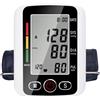 iMedical Misuratore di pressione arteriosa, misura grande, da 22 a 36 cm, con polsino per braccio superiore, monitor della frequenza cardiaca e ipertensione per uso domestico, monitor della pressione sanguigna