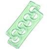 Alexnailart Nail Art Silicone Separatore Dita dei Piedi Morbido e flessibile Strumento per pedicure verde