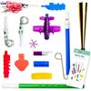 TalkTools Kit corno | Terapia del posizionamento motorio orale | Migliora il discorso, il posizionamento della lingua e del labbro | Riduce o elimina la sbavatura | Classificazione addominale | Flusso