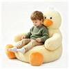 LLELEMAMO Poltroncina per Bambini in Peluche con Design Cartoon Animale, Sedia Teddy Bear Morbida per Bambini, Sedia Comoda per Cameretta, Regalo per Bambine e Bambini (K)