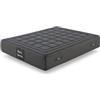 Moonia Materasso Black Spring Royal | Ibrido: viscoelastico e nucleo a molle insacchettate | Spessore +/- 30 cm | Multizone differenziate | Indipendenza dei letti | 160 x 200 cm