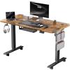 MAIDeSITe Scrivania Regolabile in Altezza,120x60cm Tavolo Sollevabile Elettrico,Standing Desk con Anti Collisione e Funzione Memoria