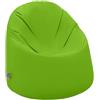 Ready Steady Bed - Poltrona a sacco per bambini, adatta per interni ed esterni, comoda poltrona a sacco per bambini, resistente all'acqua, design ergonomico, durevole e confortevole (Lime)