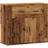 vidaXL Credenza Legno Vecchio 80x33x70 cm in Truciolato