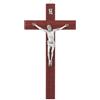 SHALOM - Crocifisso in Legno E Corpo in Metallo. Altezza 28 Cm