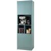 hitsuki Mobile Cucina Armadio Alto Verde | 60x40x180.5cm Credenza con Ripiani Regolabili per Cucina Soggiorno Bagno