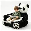 LLELEMAMO Poltroncina per Bambini in Peluche con Design Cartoon Animale, Sedia Teddy Bear Morbida per Bambini, Sedia Comoda per Cameretta, Regalo per Bambine e Bambini (H)
