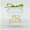 Ingrosso e Risparmio Bomboniere Compleanno 6 pz Portaconfetti in Plexiglass con Numero 18 Oro Portaconfetti Cubo Trasparente Diciottesimo Compleanno Ragazzo Ragazza Fai da Te Gadget Economico