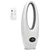 EMPOTEC Ventilatore a Torre senza Pale a Piantana Colonna 50W a 3 Regolazioni Timer fino a 8 ore Telecomando Silenzioso Potente Dimensioni h72 cm x ø25 cm Display Led Oscillazione Orizzontale