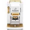 Generico MACCHINA A CIALDE FABER COFFEE PRO DELUXE DIVA IN ACCIAIO E ALLUMINIO BIANCA/ORO