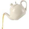 London Pottery Farmhouse Teiera con infusore, ceramica, avorio opaco, 2 tazze (600 ml)