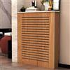 WAMJ AQDY Copricalorifero, Copritermosifone Legno, Copritermosifone di Sicurezza Ventilato, Mobiletto Decorativo per Riscaldamento da Soggiorno, per Casa, Soggiorno, Camera da Letto, Marrone(70x80x18 cm)
