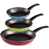 STONELINE Very Titan - Set di padelle da 3 pezzi, 20/24/28 cm, padella rivestita con massima resistenza ai graffi e all'abrasione, induzione e utilizzabile in forno