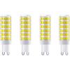 Aiwerttes G9 7W Lampadine LED 65W Luci alogene LED, 6000K Bianco Freddo AC 220-240V Angolo del Fascio 360° Lampada Base Bi-Pin Non Dimmerabile, Confezione Da 4