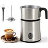 NAPASA Montalatte elettrico da 500 ml per schiuma di latte e latte caldo, montalatte elettrico 4 in 1, a induzione, contenitore rimovibile, lavabile in lavastoviglie, montalatte per latte cappuccino