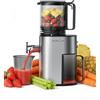 FORLIM Estrattore Frutta e Verdura, 130mm Grande Bocchetta Autoalimentata, 250W Automatico Lento Trituratore, 1,7L, Alta Resa, Facile Pulizia, Argento Classico