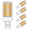 MAYCOLOR G9 LED Lampadine 10W Equivalenti 80W, 800 LM, Bianca Calda 3000K G9 Risparmio Energetico Lampadine per Plafoniera da Soffitto Lampadario Non Dimmerabile 4 Pezzi